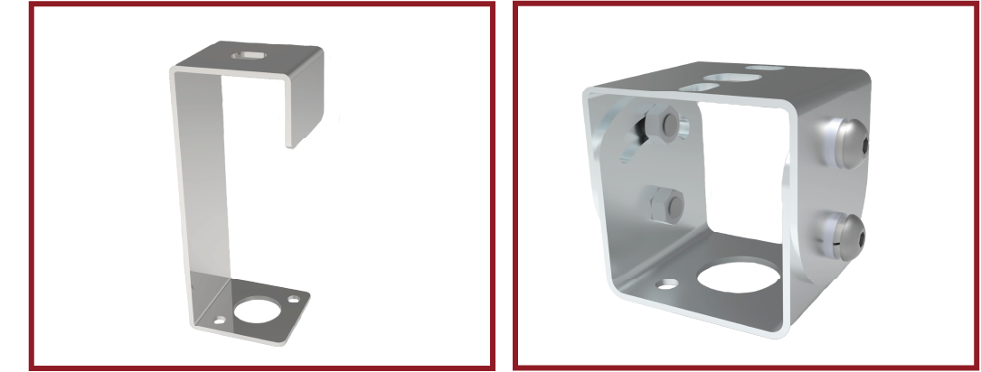 SG: Suporte gancho e S70: Suporte 70°