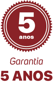 Garantia de 5 anos