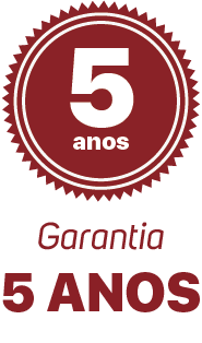 Garantia de 5 anos