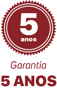 Garantia de 5 anos